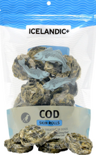 Load image into Gallery viewer, Icelandic+ Cod Skin Rolls Fish Dog Treat