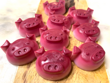 Load image into Gallery viewer, Strawberry Coconut Piglets Frozen Dog Treat